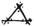 Equilateral Triangle With Corner Symbols